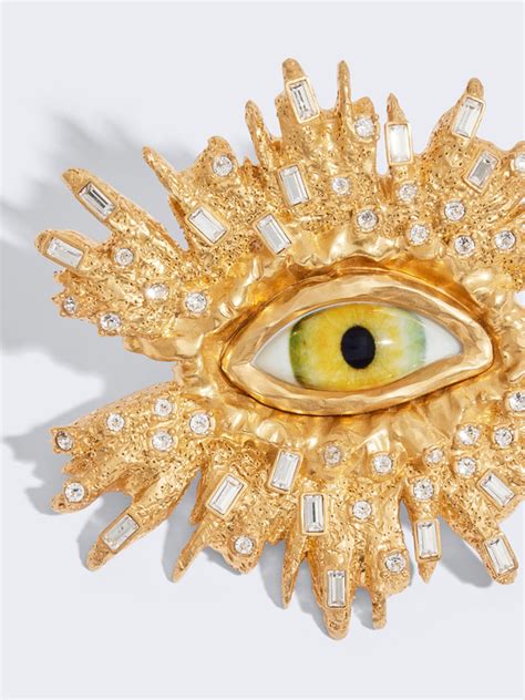 schiaparelli eye earrings dupe